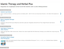 Tablet Screenshot of islamic-therapy.blogspot.com