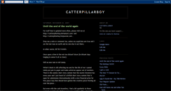 Desktop Screenshot of catterpillarboy.blogspot.com
