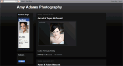 Desktop Screenshot of amyadamsphotography.blogspot.com