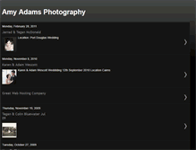 Tablet Screenshot of amyadamsphotography.blogspot.com