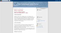 Desktop Screenshot of frankenhauserpreview.blogspot.com