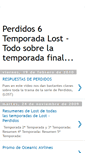 Mobile Screenshot of perdidostemporada6.blogspot.com