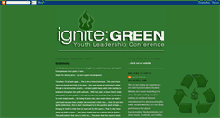 Desktop Screenshot of igniteyouthleadership.blogspot.com