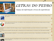 Tablet Screenshot of letrasdopedro.blogspot.com