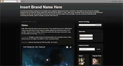 Desktop Screenshot of insertbrandnamehere.blogspot.com