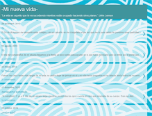 Tablet Screenshot of mi-nueva-vida15.blogspot.com
