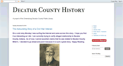 Desktop Screenshot of decaturcountyhistory.blogspot.com