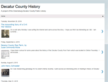 Tablet Screenshot of decaturcountyhistory.blogspot.com