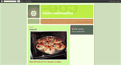 Desktop Screenshot of cozinhazinha.blogspot.com