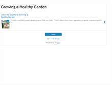Tablet Screenshot of growingahealthygarden.blogspot.com