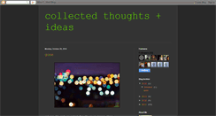 Desktop Screenshot of collectedthoughtsideas.blogspot.com