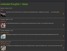 Tablet Screenshot of collectedthoughtsideas.blogspot.com