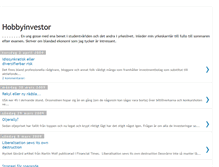 Tablet Screenshot of hobbyinvestor.blogspot.com