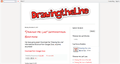 Desktop Screenshot of drawingthelineblog.blogspot.com