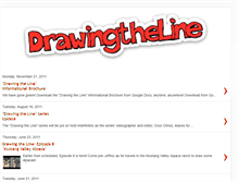 Tablet Screenshot of drawingthelineblog.blogspot.com