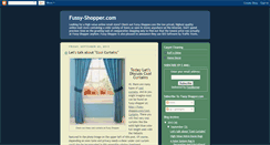 Desktop Screenshot of fussy-shopper.blogspot.com