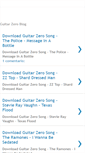 Mobile Screenshot of guitarzero.blogspot.com
