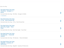 Tablet Screenshot of guitarzero.blogspot.com