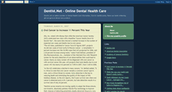 Desktop Screenshot of dentistnet.blogspot.com