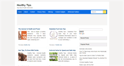 Desktop Screenshot of healthytips-jacky.blogspot.com