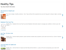 Tablet Screenshot of healthytips-jacky.blogspot.com