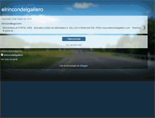 Tablet Screenshot of elrincondelgallero.blogspot.com