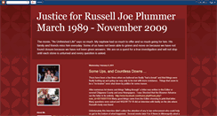 Desktop Screenshot of justice-for-russell.blogspot.com