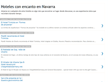 Tablet Screenshot of hotelesconencantoennavarra.blogspot.com