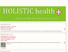 Tablet Screenshot of holistichealthplus.blogspot.com