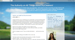 Desktop Screenshot of drycleanauthority.blogspot.com