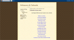 Desktop Screenshot of defensoresdeumbanda.blogspot.com