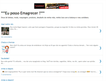 Tablet Screenshot of emagrececomigo.blogspot.com