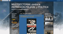 Desktop Screenshot of multisectorial2010.blogspot.com