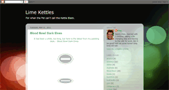 Desktop Screenshot of limekettles.blogspot.com