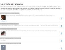 Tablet Screenshot of ermitadelsilencio.blogspot.com