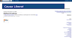 Desktop Screenshot of causaliberal.blogspot.com