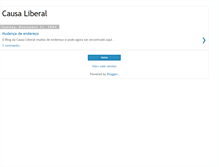 Tablet Screenshot of causaliberal.blogspot.com