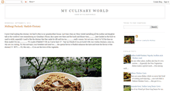 Desktop Screenshot of myculinaryworld-prasu.blogspot.com