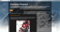 Desktop Screenshot of myzarra.blogspot.com