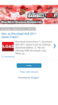 Mobile Screenshot of mlb2k11download.blogspot.com