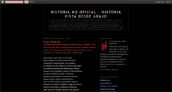 Desktop Screenshot of historiadesdeabajo.blogspot.com