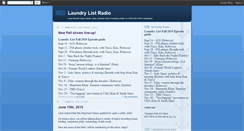 Desktop Screenshot of laundrylistradio.blogspot.com