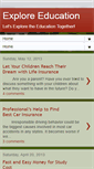 Mobile Screenshot of explore-education.blogspot.com