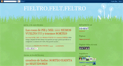 Desktop Screenshot of fieltrofeltfeltro.blogspot.com