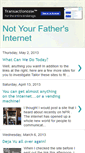 Mobile Screenshot of notyourfathersinternet.blogspot.com