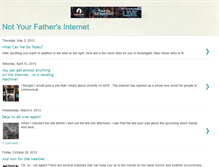 Tablet Screenshot of notyourfathersinternet.blogspot.com