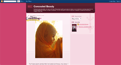 Desktop Screenshot of concealedmuslimah.blogspot.com