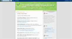 Desktop Screenshot of chattydance.blogspot.com