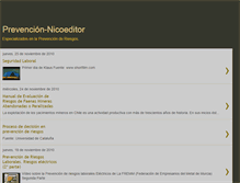 Tablet Screenshot of prevencion-nicoeditor.blogspot.com