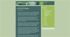 Desktop Screenshot of hot-psychology-ourculture.blogspot.com